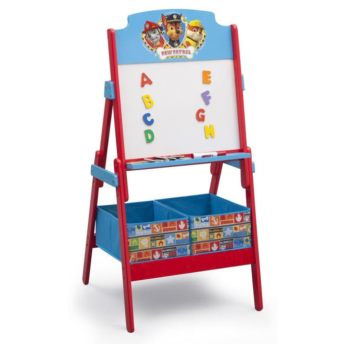 Delta Children PAW Patrol Activity Easel 6-PAW Patrol Wooden Activity Easel