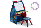 PAW Patrol (R1121) 3-PAW Patrol Deluxe Kids Art Table - Easel, Desk, Stool, Toy Organizer