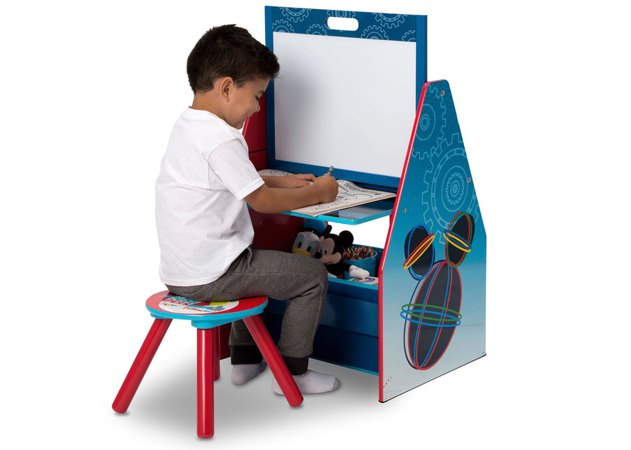 Mickey Mouse Clubhouse (R1051) 6-Mickey Mouse Activity Center - Easel Desk with Stool & Toy Organizer
