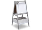 Delta Children Grey (026) MySize Double-Sided Storage Easel, Right Angle, a2a 3-MySize Double-Sided Storage Easel