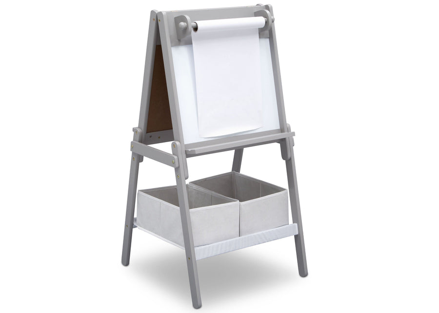 Delta Children Grey (026) MySize Double-Sided Storage Easel, Right Angle, a2a 3-MySize Double-Sided Storage Easel