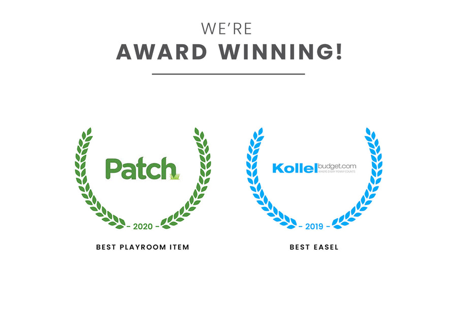 Grey 026 7-MySize Double-Sided Storage Easel