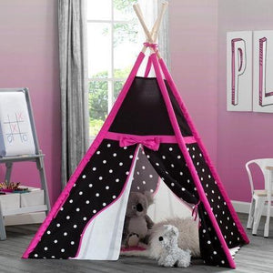 Delta Children Polka Dots and Bows (999) Teepee Play Tent for Kids 47