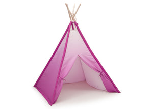 Delta Children Pink Ombre (999) Teepee Play Tent for Kids, Right Silo View 50