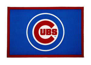 Delta Children Chicago Cubs (1232) Soft Area Rug with Non-Slip Backing (TR9812CHC), Silo, a2a 2