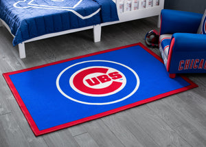 Delta Children Chicago Cubs (1232) Soft Area Rug with Non-Slip Backing 4