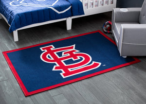 Delta Children St. Louis Cardinals (1234) Soft Area Rug with Non-Slip Backing  4