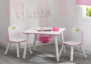 Delta Children Love Girl (1187) Princess Crown Kids Chair Set and Table Hangtag View 177