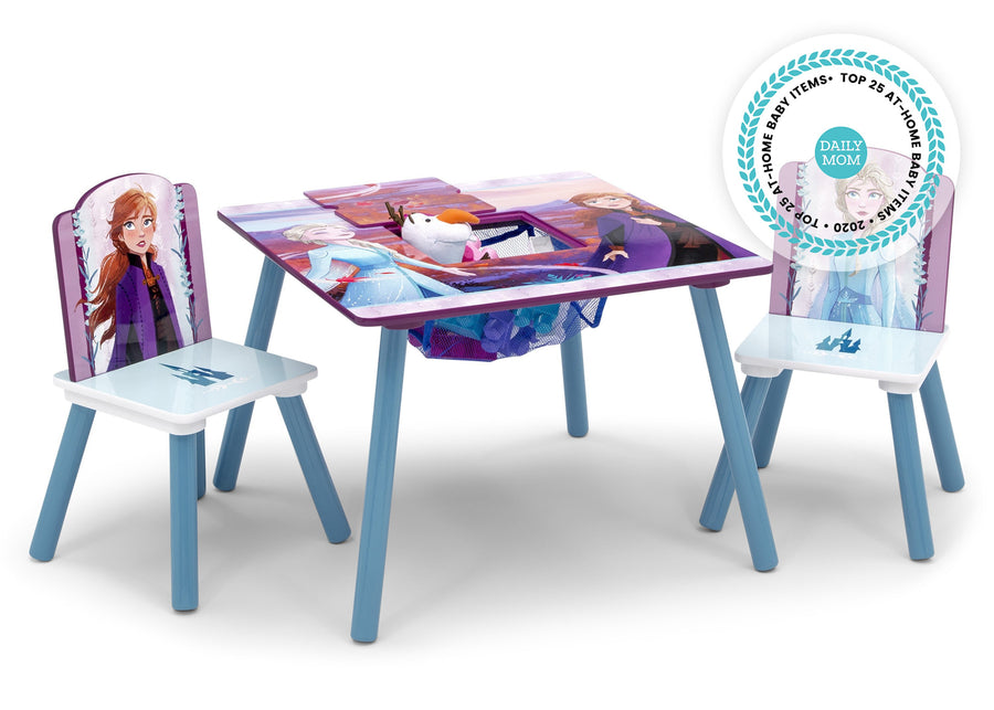 Delta Children Frozen 2 1097 Table and Chair Set with Storage, Right Silo View 2-Frozen II Table and Chair Set with Storage