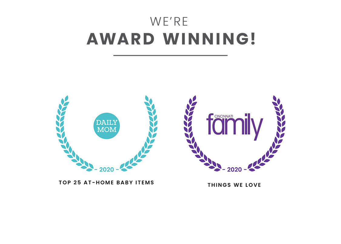 Award badges for Top 25 At-Home Baby Items and Things We Love Delta Children Frozen 2 1097