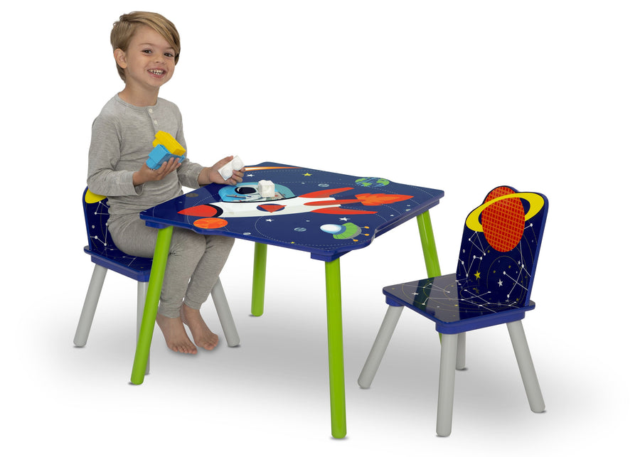 Galaxy (1222) 4-Astronaut Table and Chair Set