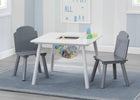 Light Grey and White (1176) 1-Finn Table and Chair Set
