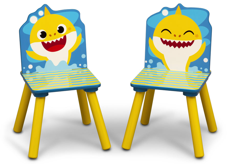Baby Shark (1127) 6-Baby Shark Kids Table and Chair Set With Storage