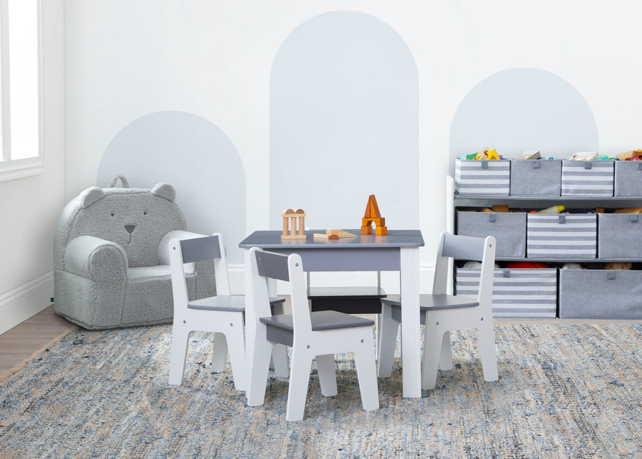 Grey (1273) 1-GapKids Table and 4 Chair Set
