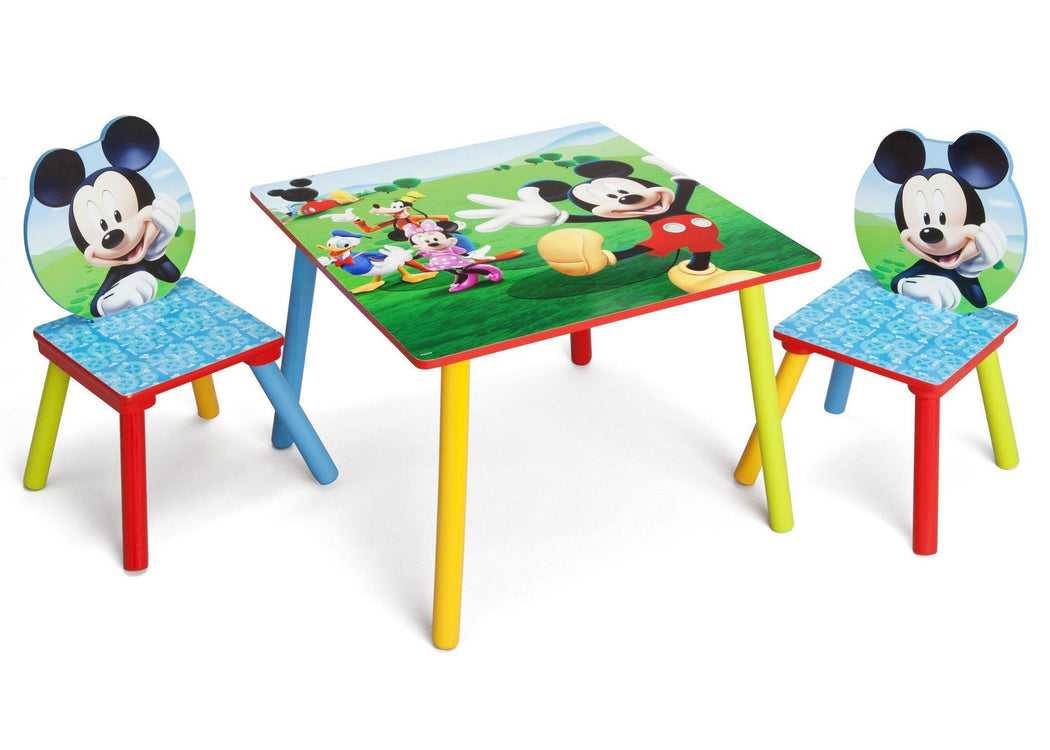 Delta Children Mickey Mouse Table & Chair Set Right Side View a1a Mickey (1051)