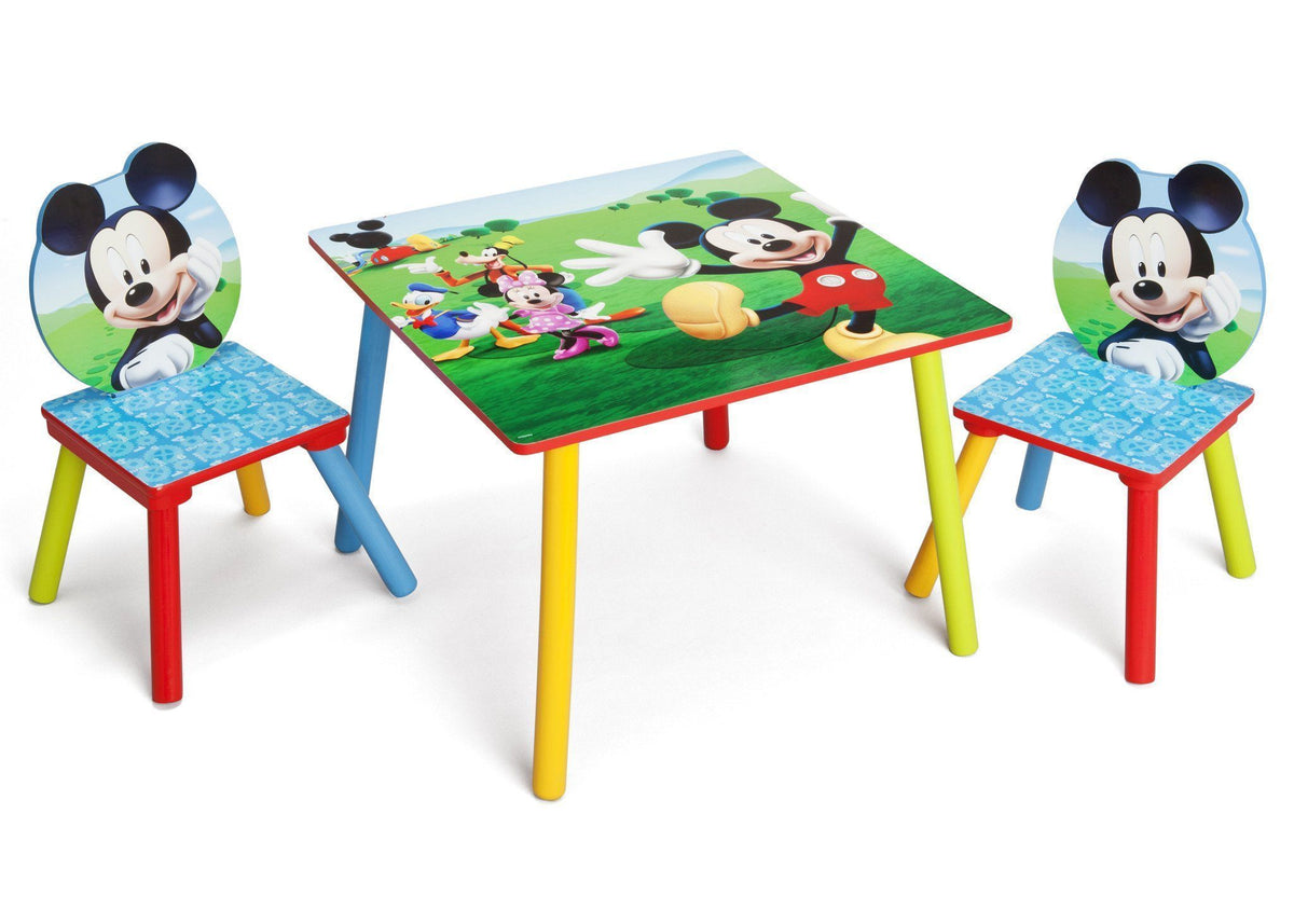 Delta Children Mickey Mouse Table & Chair Set Right Side View a1a Mickey (1051)