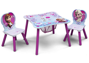 Delta Children Frozen Table & Chair Set with Storage Right Side View a1a Frozen (1089) 0