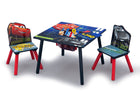 Disney Cars (1014) 3-Cars Table & Chair Set with Storage