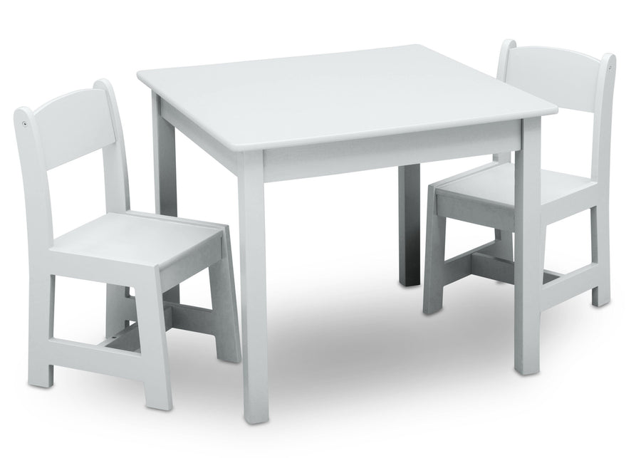 DCB: Bianca White (130) 26-MySize Table and Chair Set