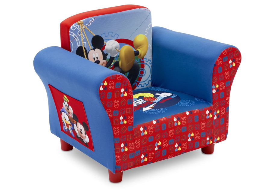 Delta Children Mickey Mouse Upholstered Chair, Right Side View a1a 4-Mickey Mouse Upholstered Chair