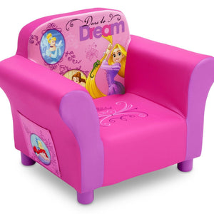 Delta Children Princess Upholstered Chair, Right Side View a1a 2