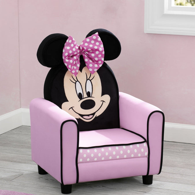 Minnie Mouse 1058 1-Minnie Mouse Figural Upholstered Kids Chair