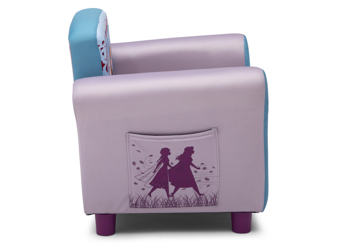 Delta Children Frozen 2 (1097) Upholstered Chair, Side Silo View