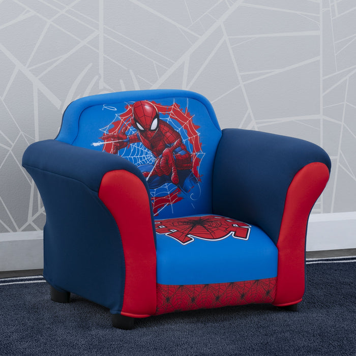 Spider-Man (1163) 1-Spider-Man Upholstered Chair with Sculpted Plastic Frame