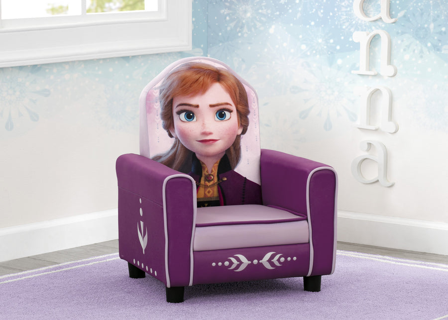 Delta Children Frozen II (1091) Anna Figural Upholstered Kids Chair, Hangtag View Frozen (1091) 1-Frozen II Anna Figural Upholstered Kids Chair