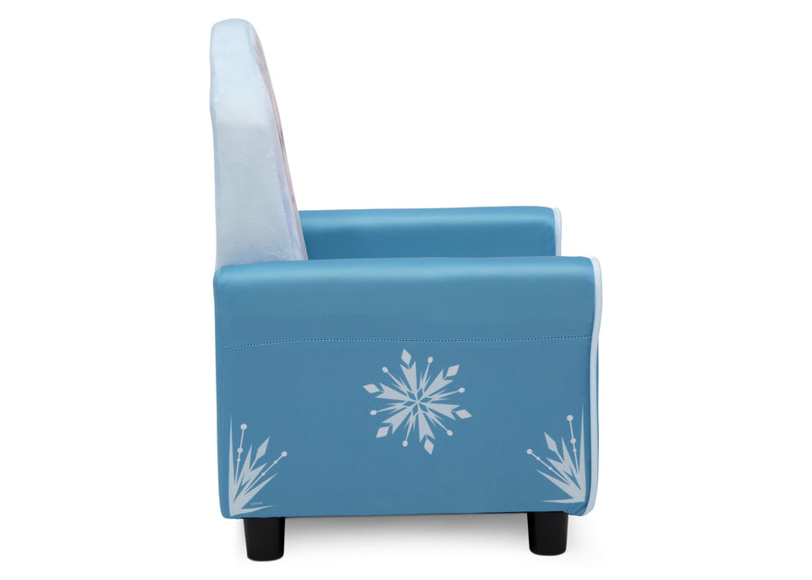Delta Children Frozen II (1091) Elsa Figural Upholstered Kids Chair, Right Side Silo View Frozen (1091) 5-Frozen II Elsa Figural Upholstered Kids Chair