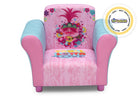 Delta Children Trolls World Tour 1177 Upholstered Chair, Front Silo View 2-Trolls World Tour Upholstered Chair