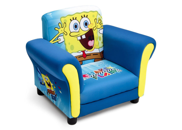 Delta Children SpongeBob Upholstered Chair Right Side View a1a Diego (1112) 0-SpongeBob Upholstered Chair