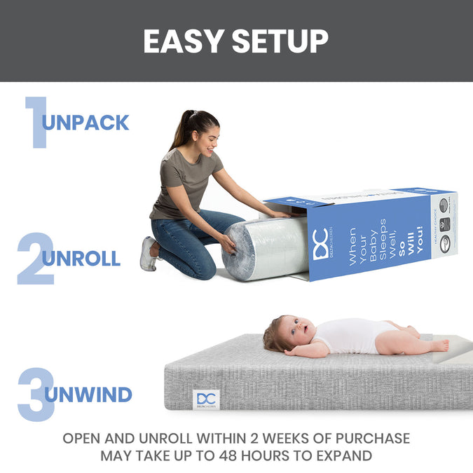 No Color (NO) 5-Sweet Beginnings Dual Sided Baby Crib and Toddler Mattress