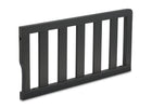 Delta Children Textured Midnight Grey (1347) Toddler Guardrail W0061, Right Silo View 4-Toddler Guardrail (W0061)