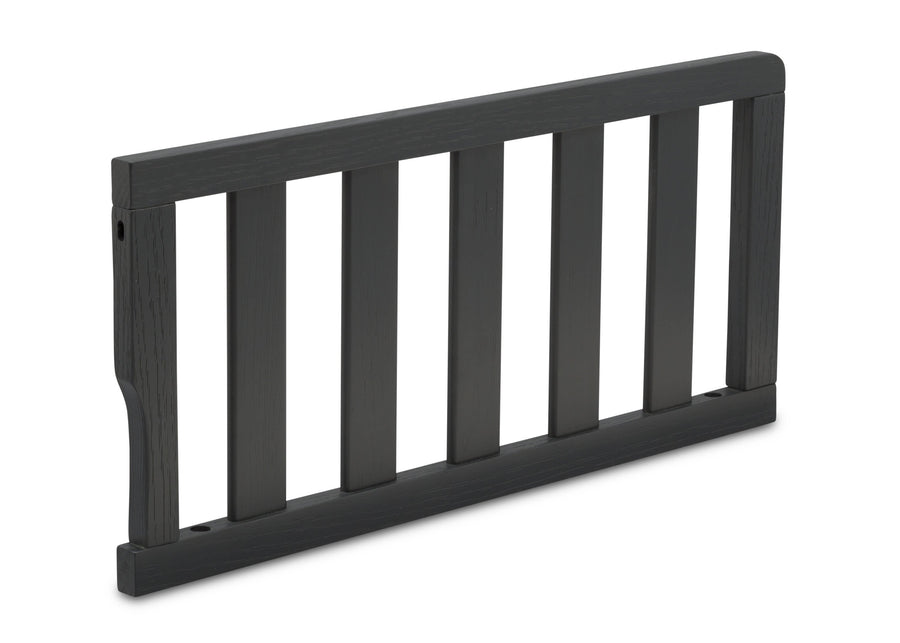 Delta Children Textured Midnight Grey (1347) Toddler Guardrail W0061, Right Silo View 4-Toddler Guardrail (W0061)