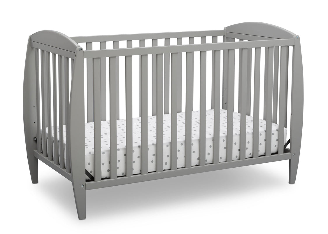 Delta Children Grey (026) Taylor 4-in-1 Convertible Crib (W10040), Silo Crib, a2a