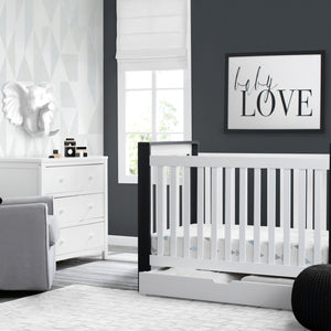 Miles 4-in-1 Convertible Crib + Under Crib Roll-Out Storage 21-Miles 4-in-1 Convertible Crib + Under Crib Roll-Out Storage