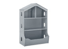 Grey (026) 4-Playhouse Bookcase with Toy Storage