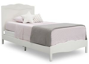 Delta Children Bianca White (130) Princess Madeline Twin Bed (W100270), Right Silo a1a 2