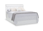 Delta Children Bianca White (130) Bentley S Series Deluxe 6-in-1 Convertible Crib, Right Full Bed with Headboard Silo View 14-Bentley S Series Deluxe 6-in-1 Convertible Crib
