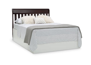 Delta Children Dark Chocolate (207) Bentley S Series Deluxe 6-in-1 Convertible Crib, Right Toddler Bed with Headboard Silo View 25