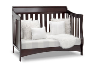 Delta Children Dark Chocolate (207) Bentley S Series Deluxe 6-in-1 Convertible Crib, Right Sofa Silo View 24