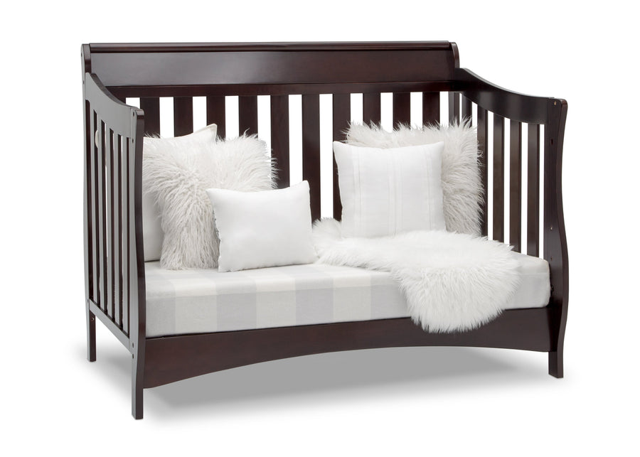 Delta Children Dark Chocolate (207) Bentley S Series Deluxe 6-in-1 Convertible Crib, Right Sofa Silo View 21-Bentley S Series Deluxe 6-in-1 Convertible Crib