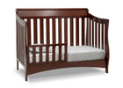 Delta Children Black Cherry Espresso (607) Bentley S Series Deluxe 6-in-1 Convertible Crib, Right Toddler Bed Silo View 27-Bentley S Series Deluxe 6-in-1 Convertible Crib