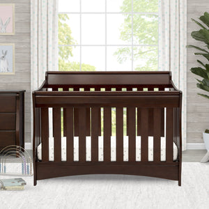 Delta Children Black Cherry Espresso (607) Bentley S Series Deluxe 6-in-1 Convertible Crib 71