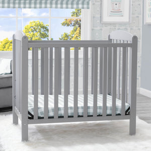 Sprout Mini Crib with Mattress Grey (026) 27