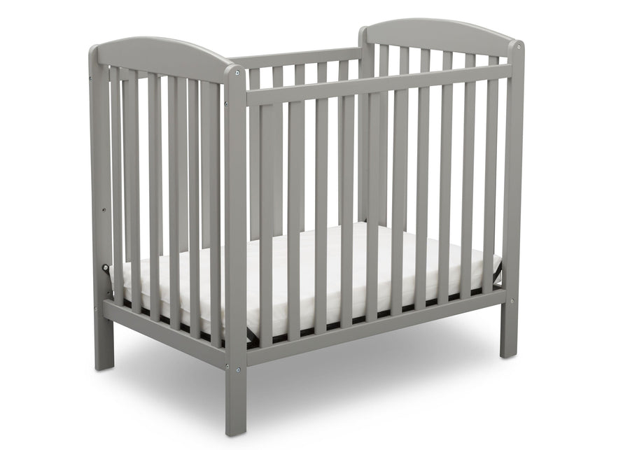 Sprout Mini Crib with Mattress Grey (026) 4-Sprout Mini Crib with Mattress