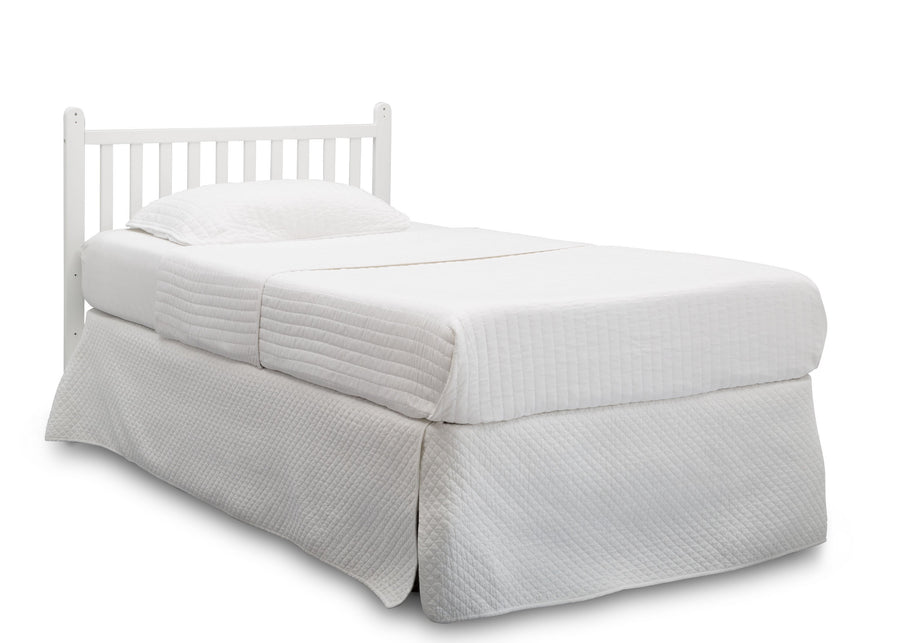 Bianca White (130) 10-Sprout Mini Crib with Mattress