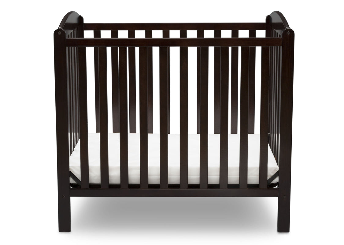 Sprout Mini Crib with Mattress Dark Chocolate (207)
