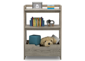 Delta Children Crafted Limestone (1334) Gateway Small Laddershelf (W101452), Front Silo with Props, d3d 15